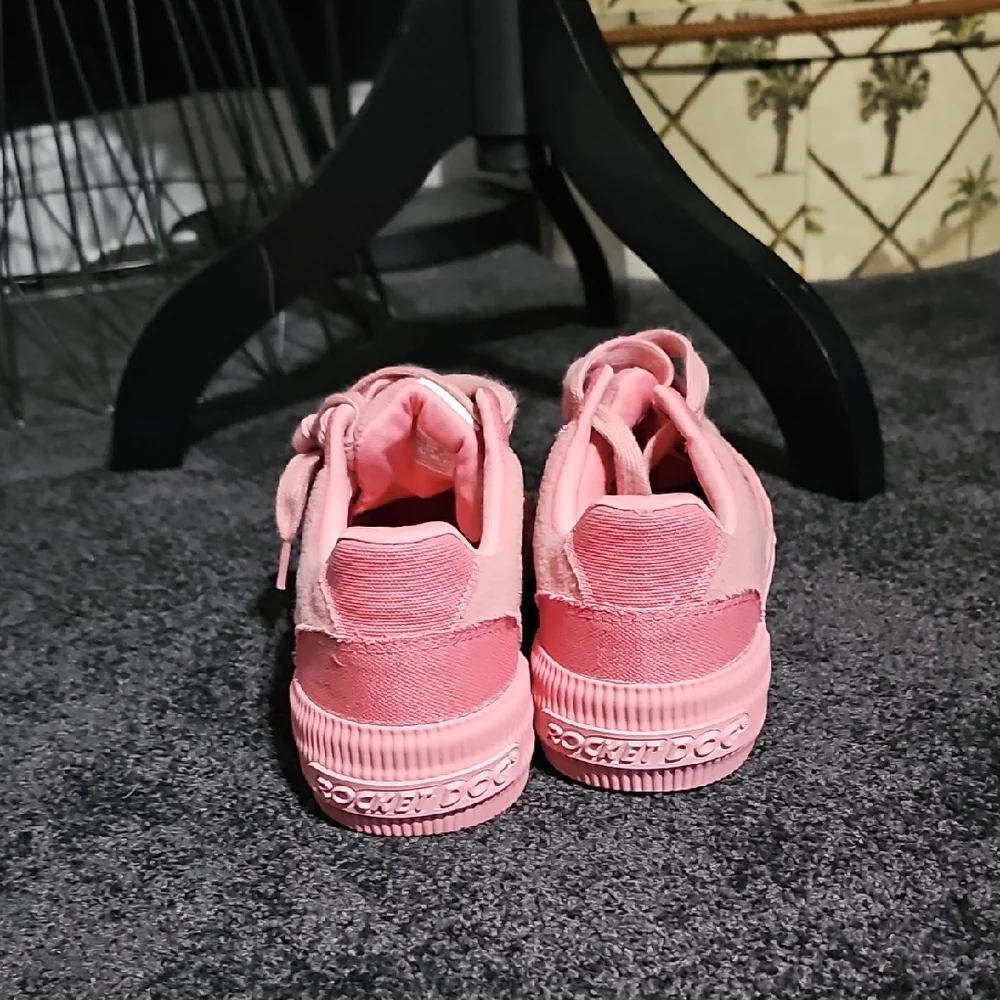Women's Pink Sneakers - Picture 6 of 9